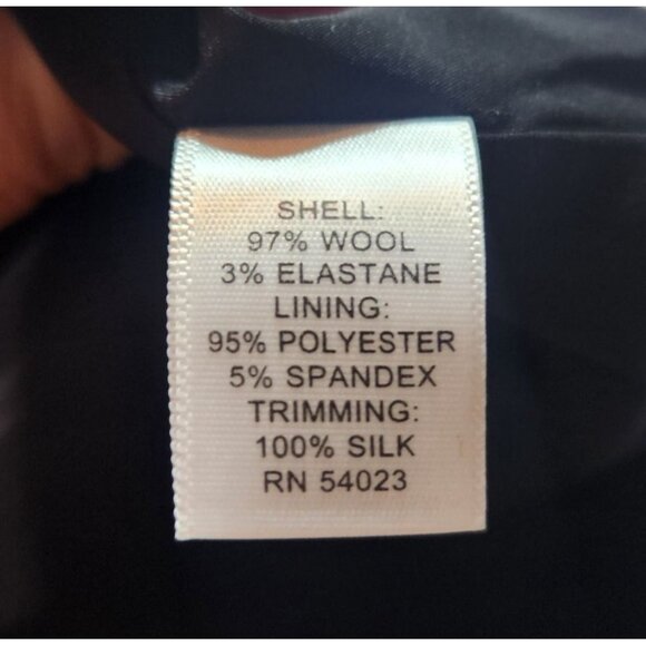 Banana Republic Wool Black Sheath Sleeveless Dress Size 2 Stretch Silk Waistband - Picture 9 of 10